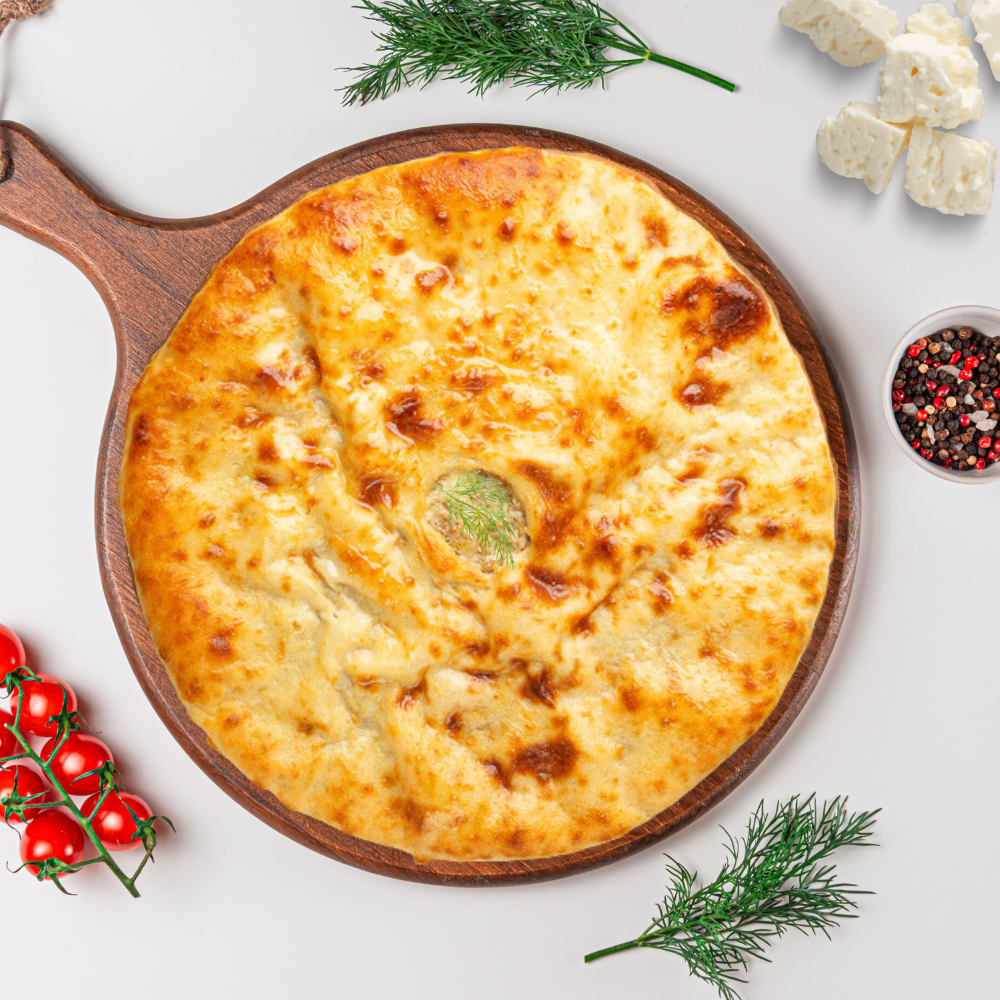 Пирог с курицей, сыром и укропом Осетинские пироги доставка 60 минут ...